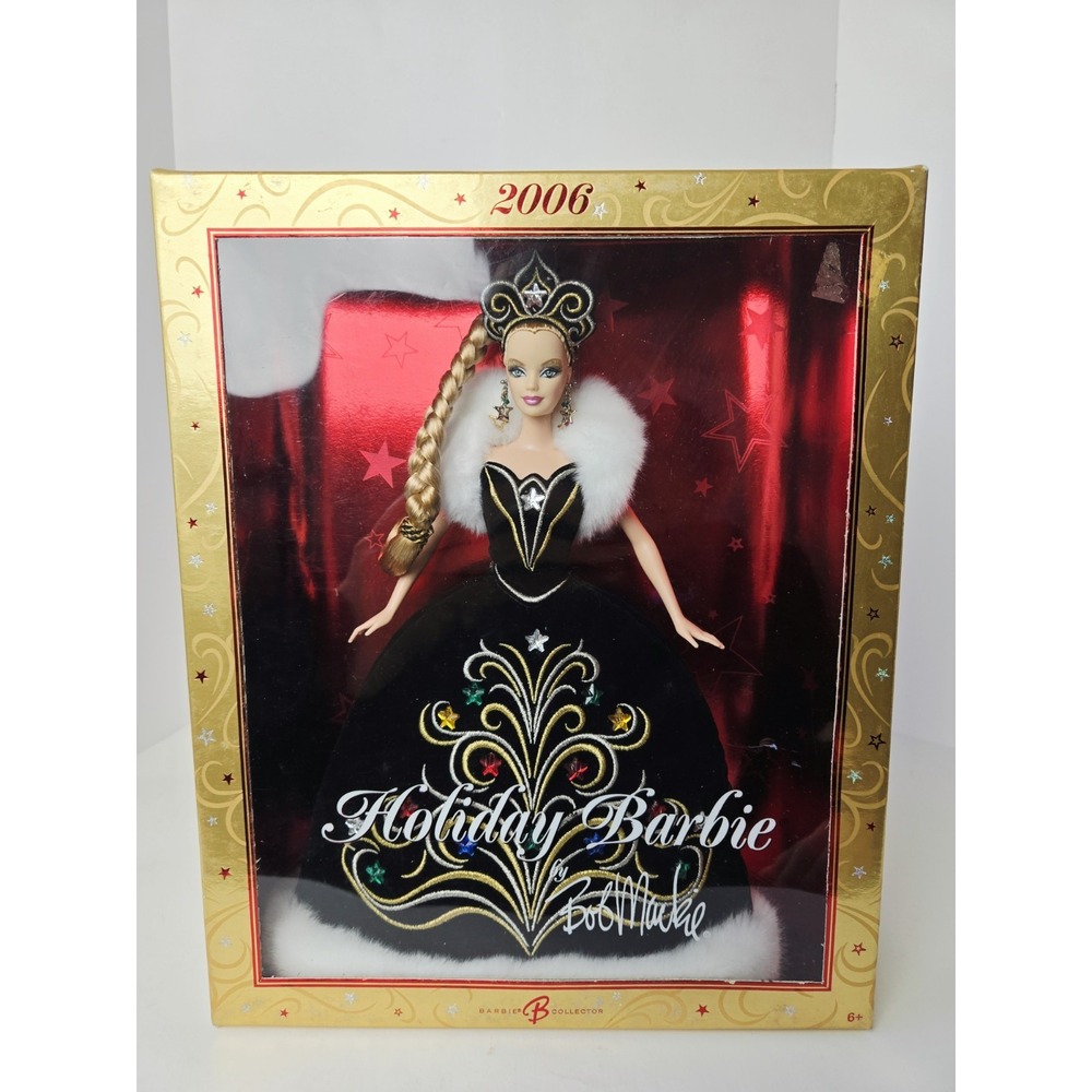 Mattel Barbie doll 2006 Holiday Christmas Bob Mackie J0949